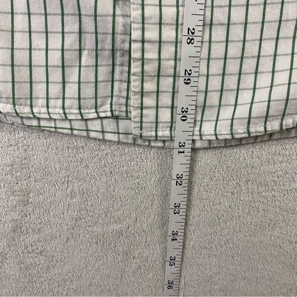 Chaps Button Down Long Sleeve Checkered Shirt Size L Embroidered Logo - Picture 4 of 7